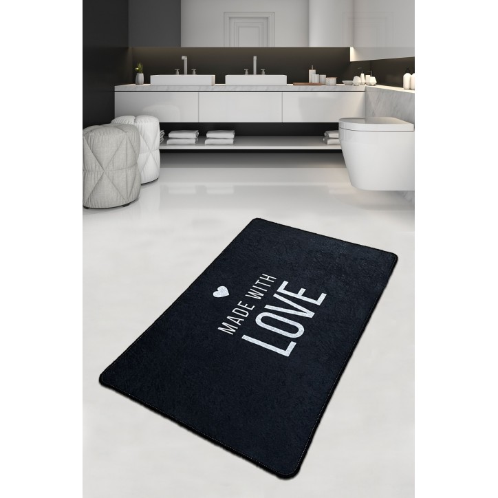 Alfombra de baño Con Amore Djt (70 x 120) multicolor