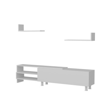 Mueble TV con estante Dizayn blanco - 745DCD3031