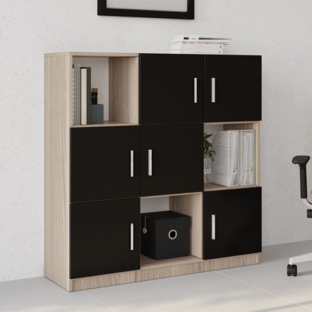 Mueble auxiliar VO7-OB roble negro