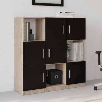 Mueble auxiliar VO7-OB roble negro - 956LCS1518