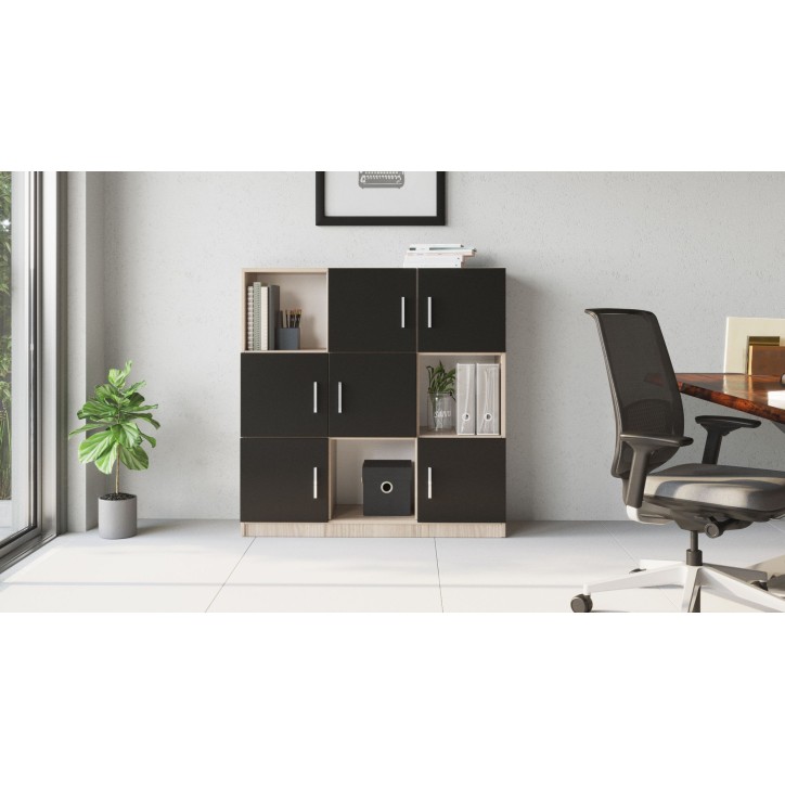 Mueble auxiliar VO7-OB roble negro