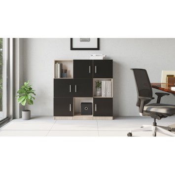 Mueble auxiliar VO7-OB roble negro - 956LCS1518