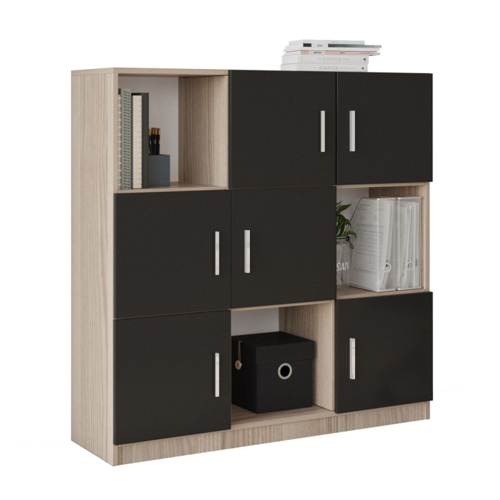 Mueble auxiliar VO7-OB roble negro