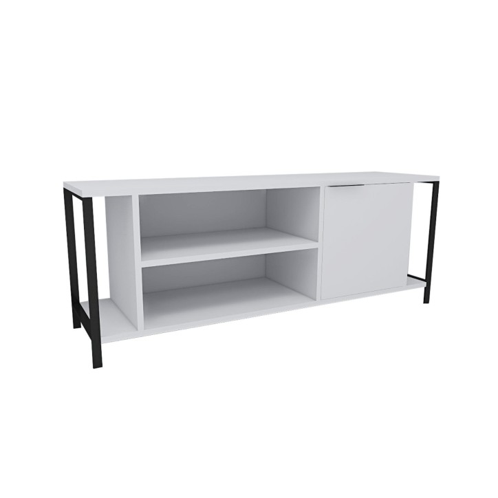 Mueble TV Bond blanco negro