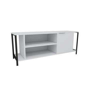 Mueble TV Bond blanco negro - 854KLN3065