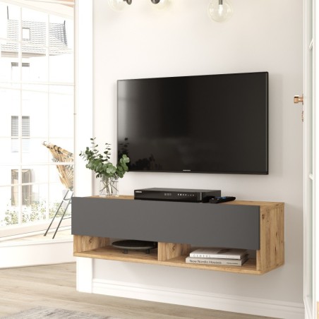 Mueble TV FR13-AA pino atlántico antracita