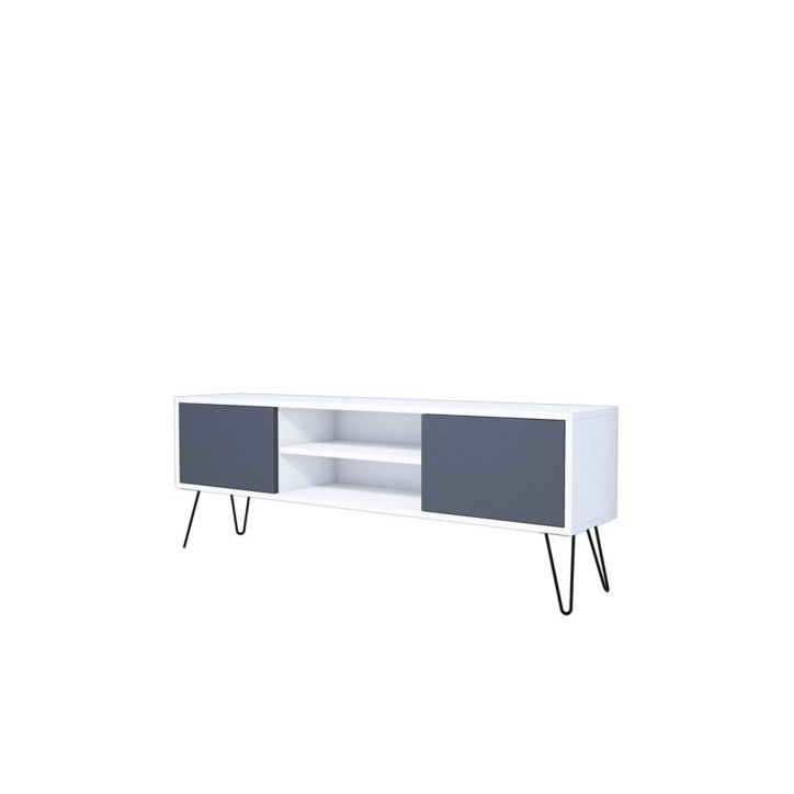 Mueble TV Hare antracita blanco