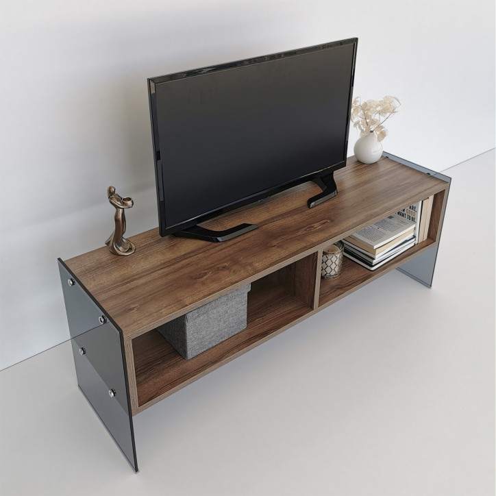 Mueble TV TV405 humo nogal