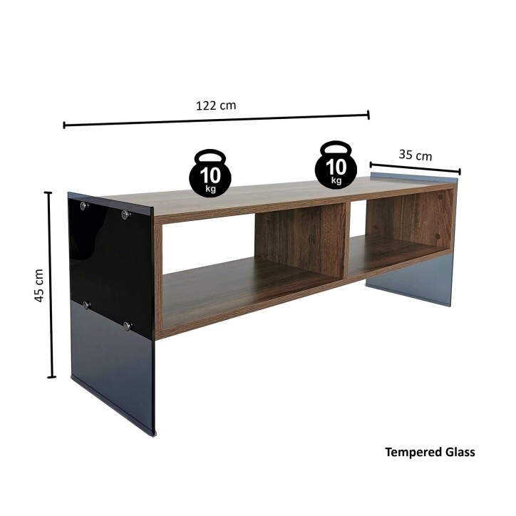 Mueble TV TV405 humo nogal