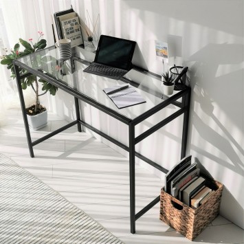 Escritorio de estudio Massası 100x45cm M100 negro - 552NOS1701