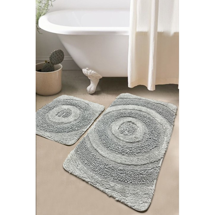 Alfombra de baño Set (2 piezas) Baum  gris