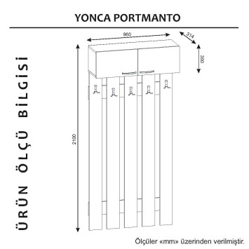 Recibidor Yonca blanco - 745DCD4011