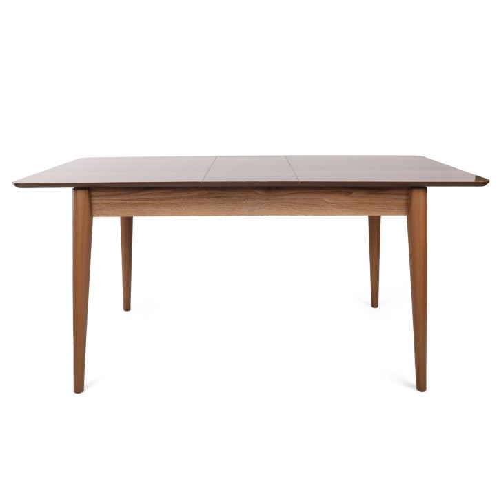 Mesa de comedor extensible Lotus-1123 nogal