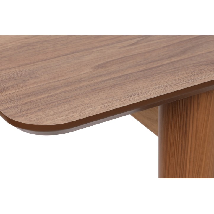 Mesa de comedor extensible Lotus-1123 nogal