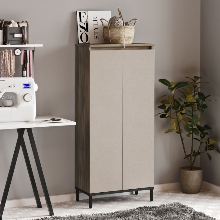 Mueble auxiliar VE2 CV antracita marrón