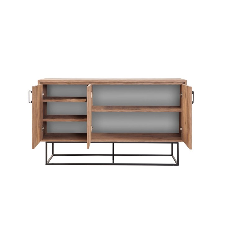 Mueble auxiliar Quantum Mar Fade pino atlántico negro