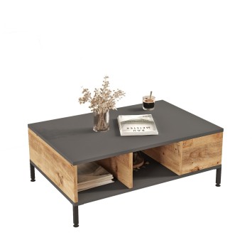 Mesa de centro RL2-AA pino atlántico antracita - 956LCS1236