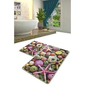 Alfombra de baño Set (2 piezas) Estrella multicolor