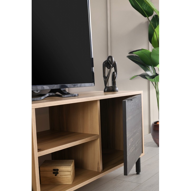 Mueble TV Casares roble marrón oscuro