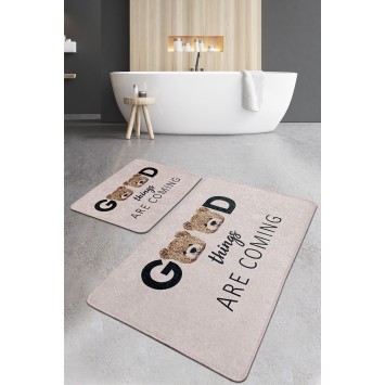 Alfombra de baño Set (2 piezas) Things Djt multicolor