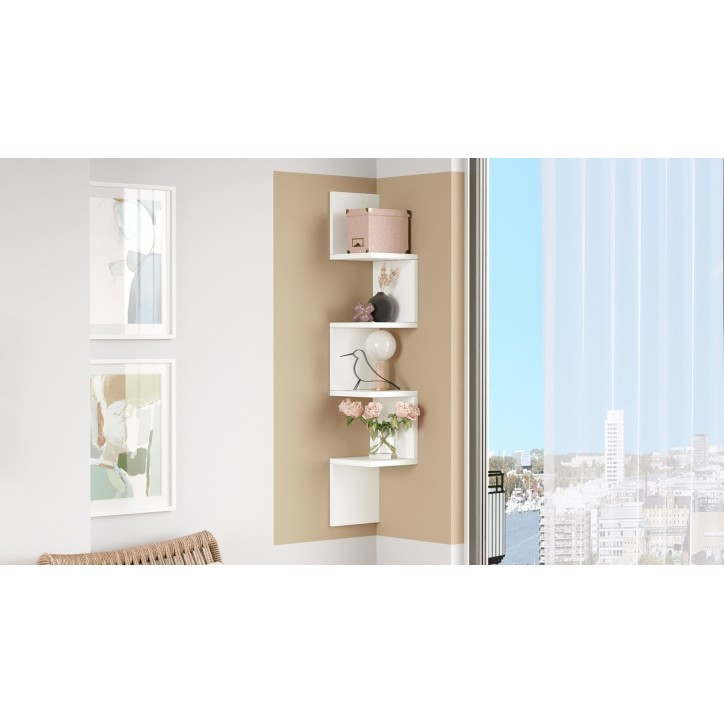 Estante de pared WL9-W blanco