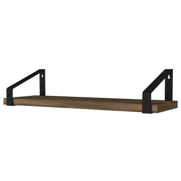 Estante de pared Artigo negro nogal - 804TRH1611