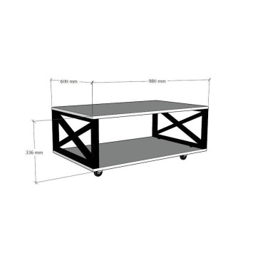 Mesa de centro Refia pino atlántico - 835PUQ2835