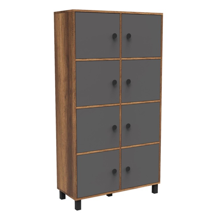 Mueble auxiliar MN06-BA antracita nogal