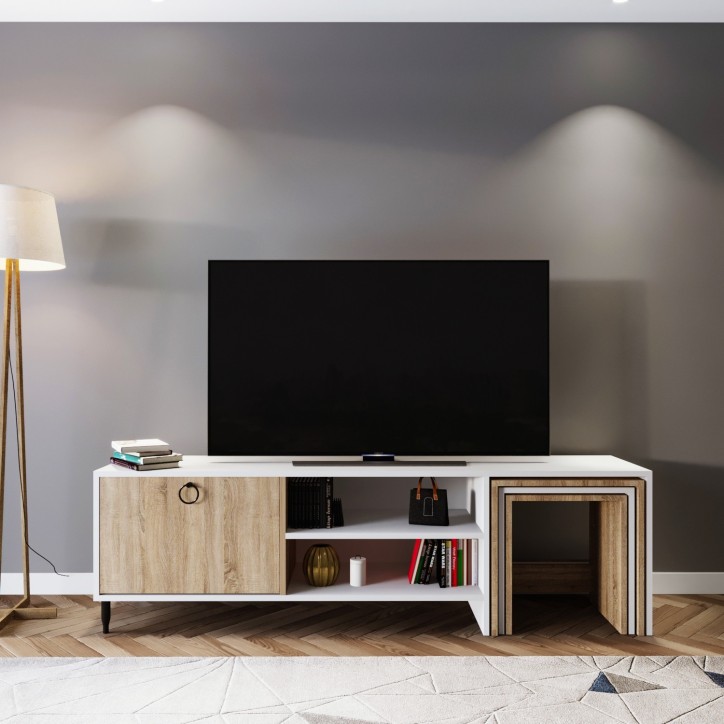 Mueble TV Zigon Sehpalı L502 blanco