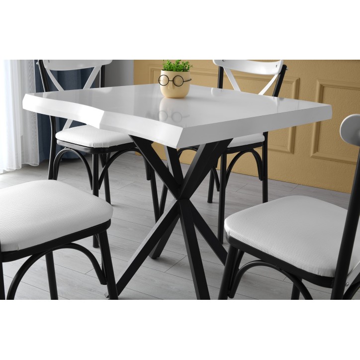 Mesa comedor Safir-1461 blanco