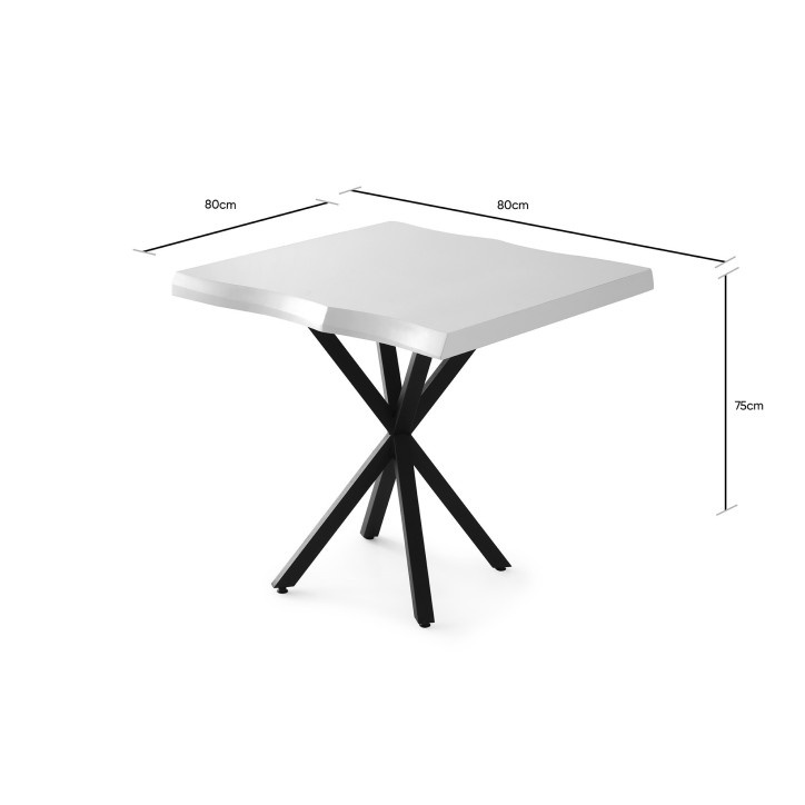 Mesa comedor Safir-1461 blanco