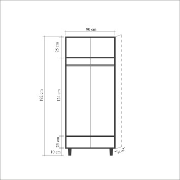 Armario Stil-120 sonoma roble - 863SPH4202