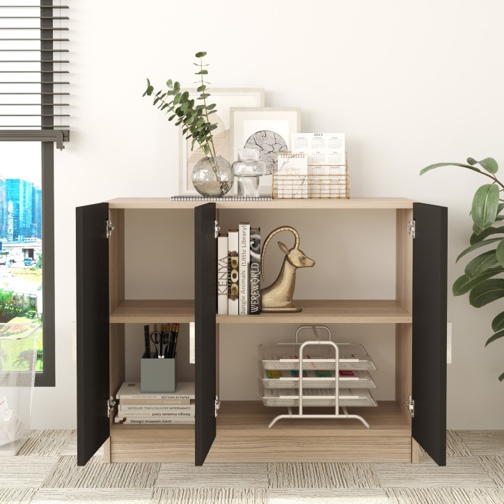 Mueble auxiliar Vario E roble negro