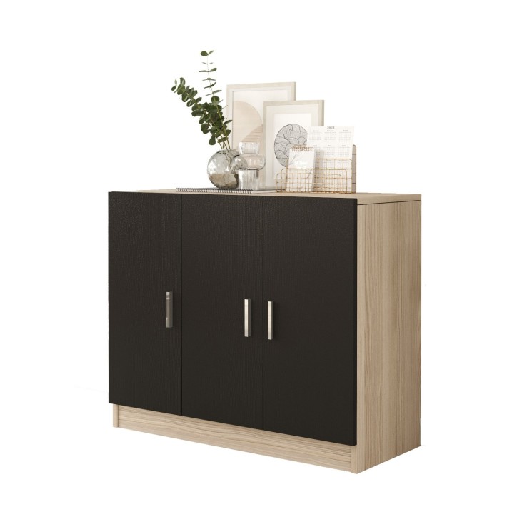 Mueble auxiliar Vario E roble negro