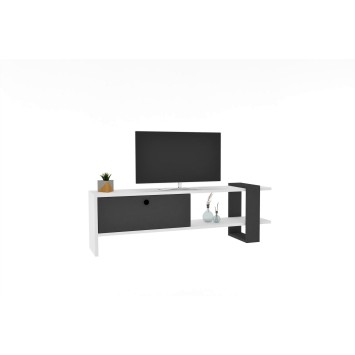 Mueble TV Funda antracita blanco - 835PUQ3029