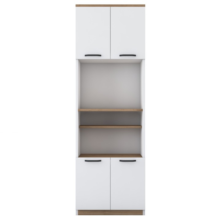 Mueble auxiliar F7-1798-blanco nogal