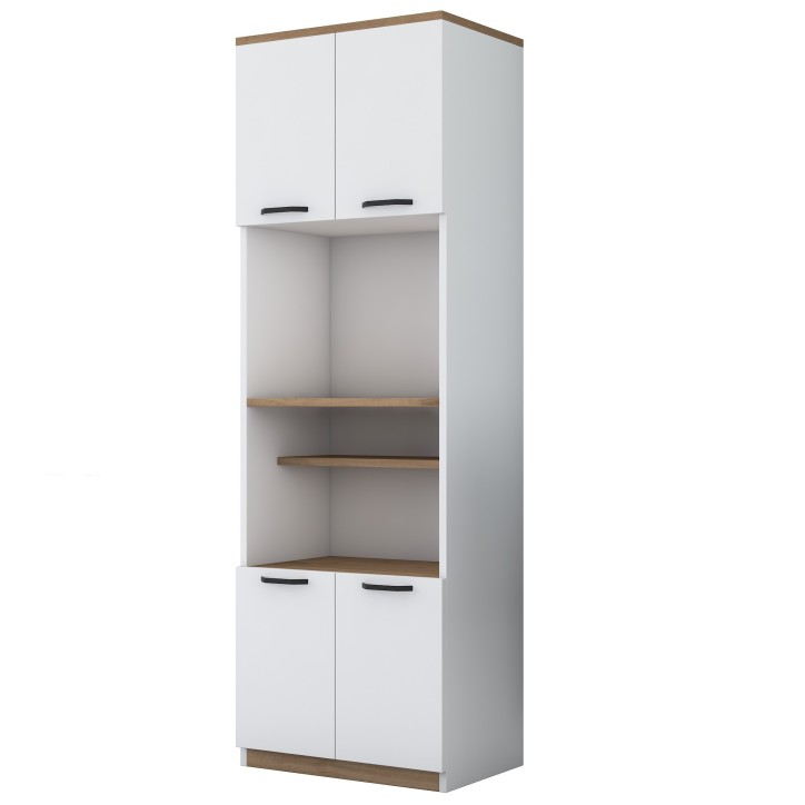 Mueble auxiliar F7-1798-blanco nogal