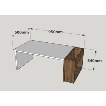 Mesa de centro View blanco - 745DCD2805