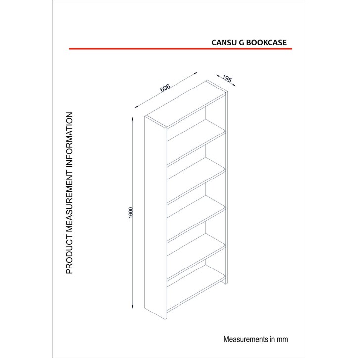 Librería Cansu G blanco