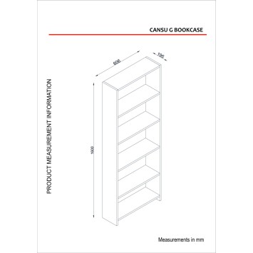 Librería Cansu G blanco - 756FRN3613