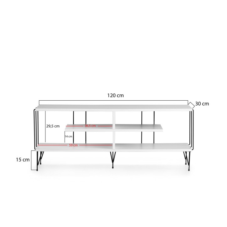 Mueble TV Eze blanco