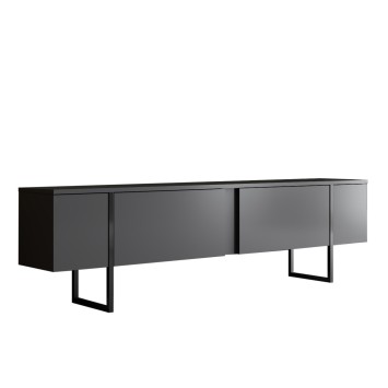 Conjunto de muebles de salón Luxe Set antracita negro - 618BLY1169