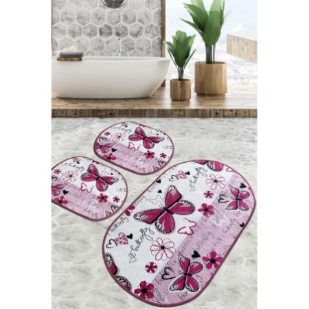 Alfombra de baño Set (3 piezas) Danous Djt multicolor