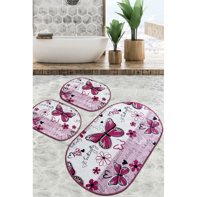 Alfombra de baño Set (3 piezas) Danous Djt multicolor