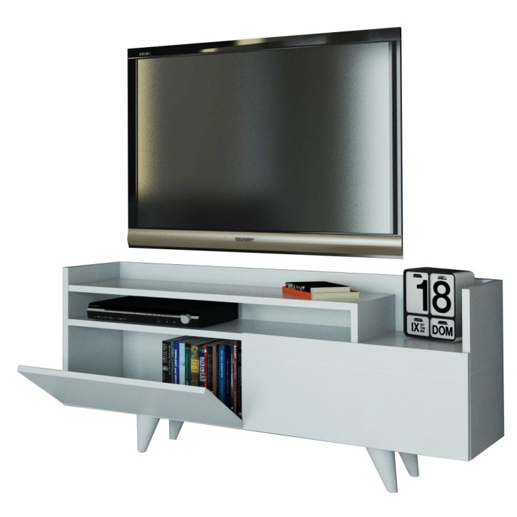 Mueble TV Troya blanco