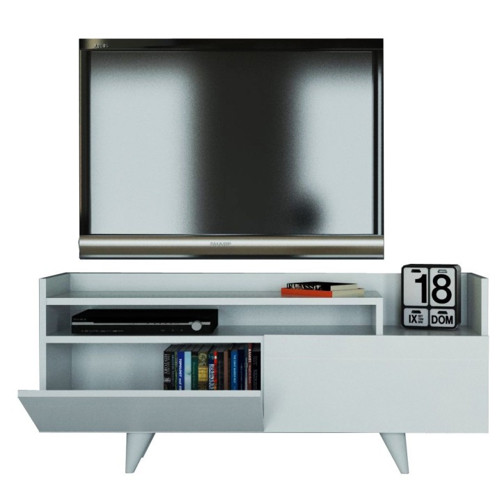 Mueble TV Troya blanco