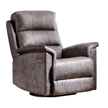 Sillón reclinable Tesla TV gris - 480NRN2502