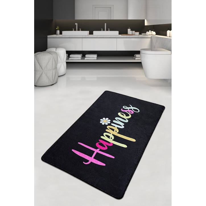 Alfombra de baño Happiness Djt (70 x 120) multicolor