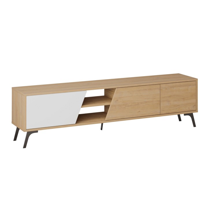 Mueble TV Fiona roble blanco