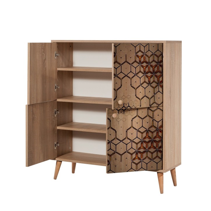 Mueble auxiliar Multilux-720 sonoma roble